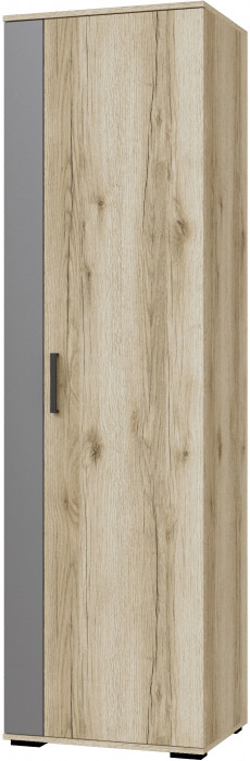 Шкаф платяной Оскар-18, Дуб делано/Графит серый