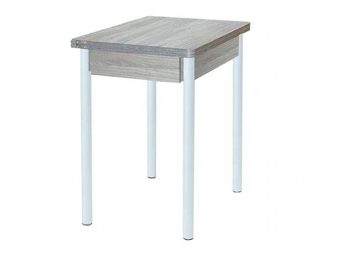 Глайдер стол обеденный / Ясень светлый/белый