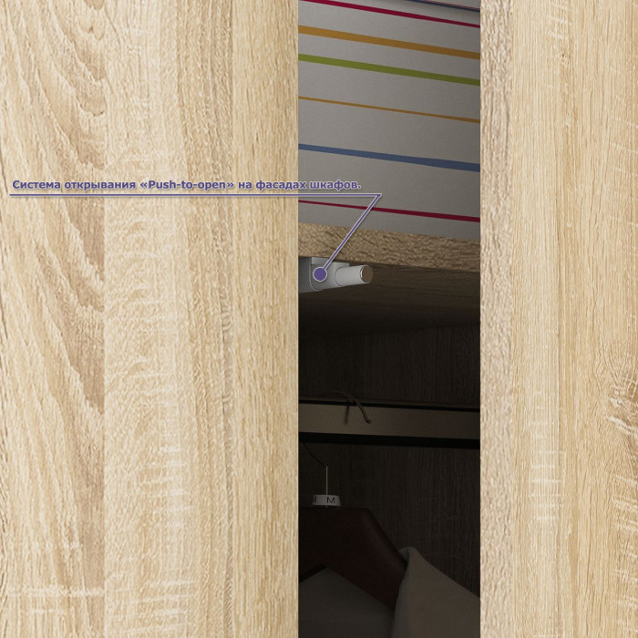 Мори компьютерный стол МС-1 левый + Пенал МШ400.1, дуб сонома