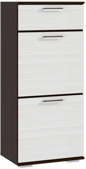 Модульная угловая прихожая Ника, композиция 2, венге/лоредо