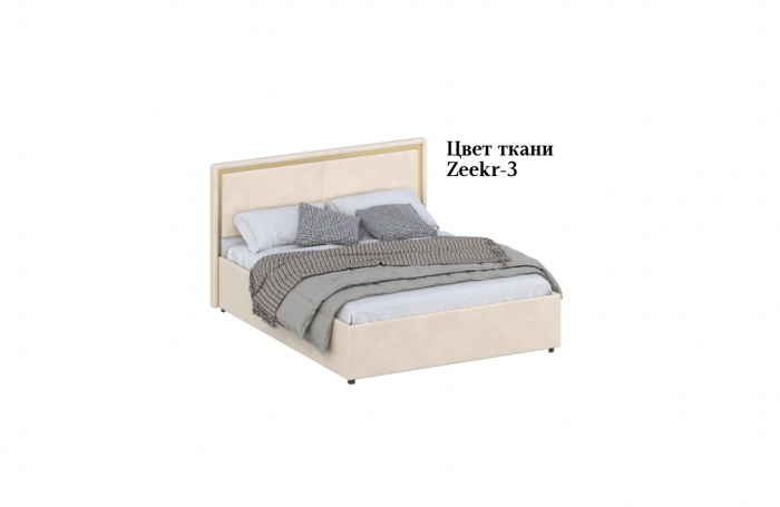 Кровать 120 с подъемным механизмом КРП-431-М-12, Микровелюр Zeekr-3