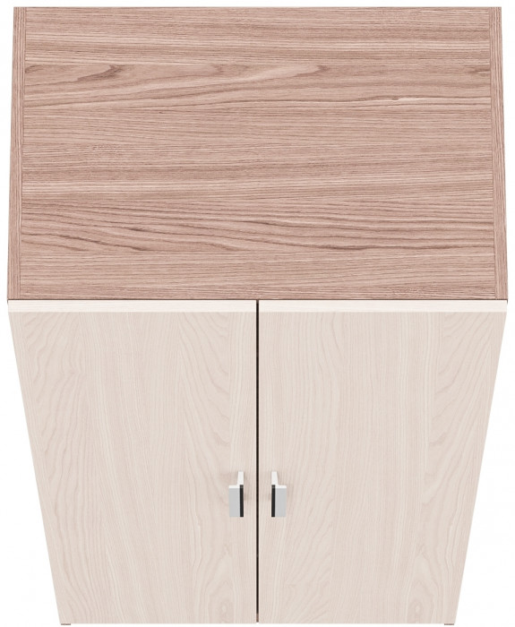 Шкаф С-МД-СК9Ш к компьютерному столу С-МД-СК9, цвет ясень шимо светлый/ясень шимо тёмный, ШхГхВ 70х45х160 см.