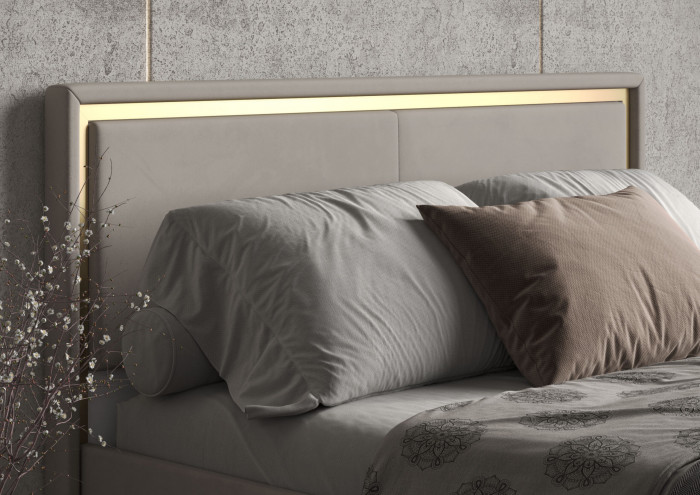 Кровать 120 с подъемным механизмом КРП-431-М-12, Микровелюр Zeekr-47