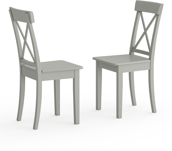 Два стула Мебель--24 Гольф-14 разборных, серый