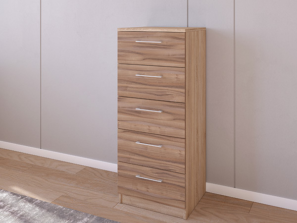 Комод 02/23 45х40х110 Сонома/Орех