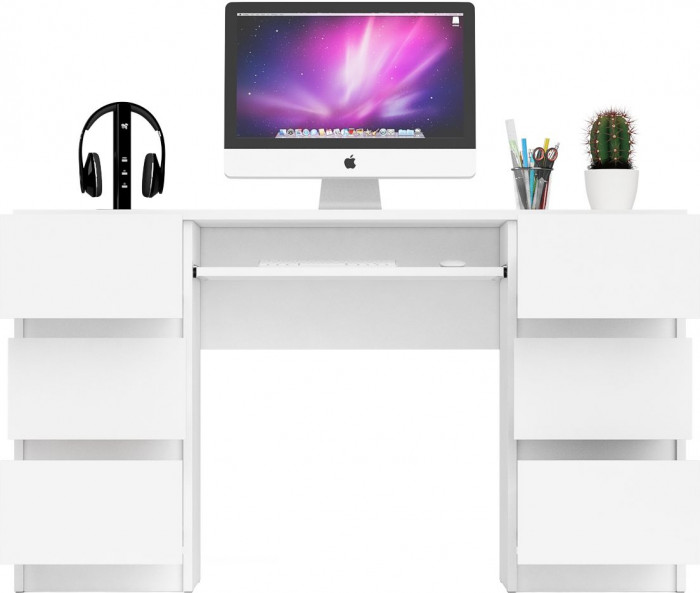 Мори компьютерный стол МС-2, белый