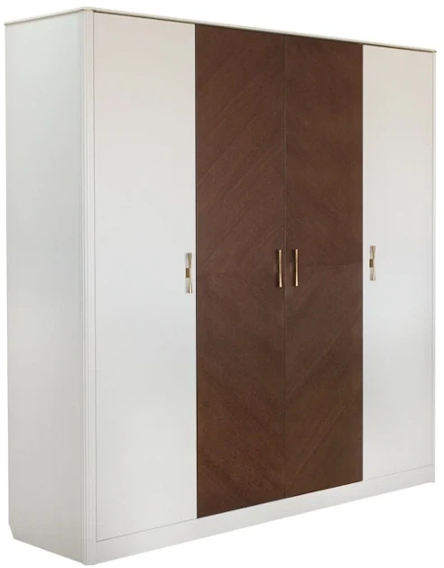 Модульная спальня "Тиволи" из массива дуба, набор 1 - Латте (лак)