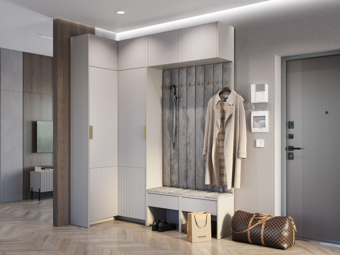 Шкаф угловой "Пандора" ШКУ-07, Кашемир/Айриш МФ03