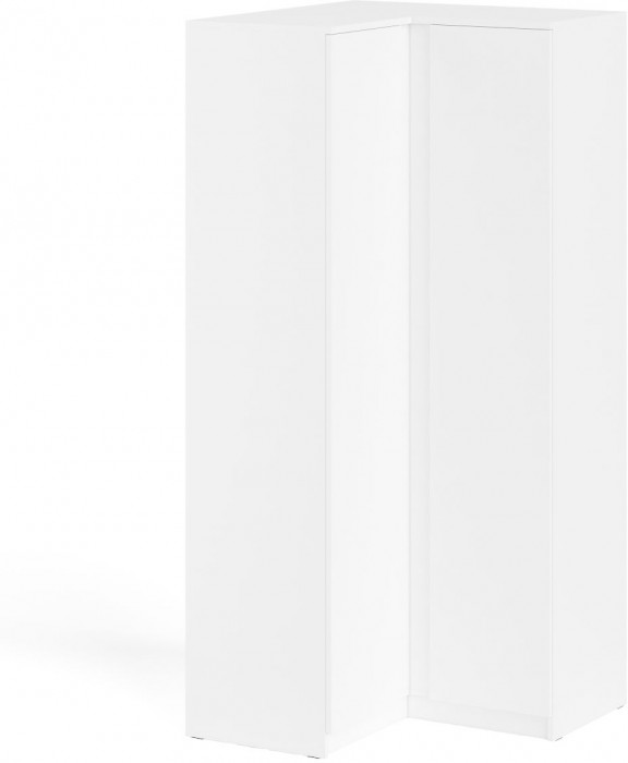 Мори Шкаф угловой МШУ960.1, цвет белый, ШхГхВ 96,4х96,4х209,6 см.
