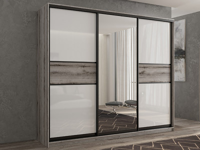 Шкаф-купе Кааппи 10 Эвок Окаменелый 180х45х230 см