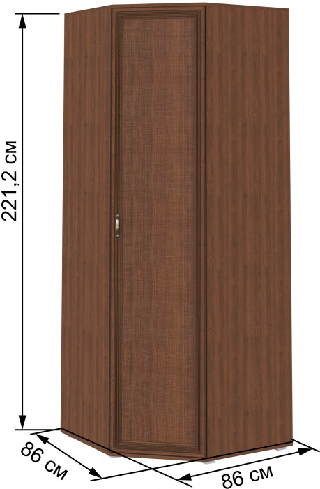 Ливорно Шкаф угловой ЛШ-25 орех донской