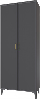 Толедо Шкаф 2-х створчатый ТШ-30 графит серый