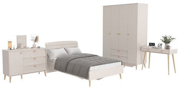 Афина Спальня 13-1200, кашемир серый