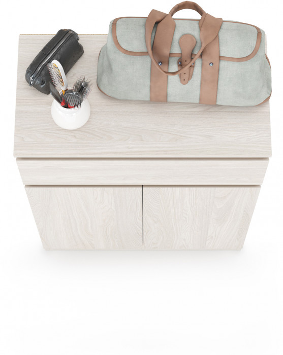 КР100 Ника прихожая 13.317.03 Комод, цвет ясень анкор светлый, ШхГхВ 72х38,1х97,7 см.