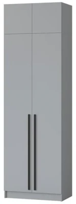 Шкаф Бастион 1000 с антресолью, Серая гавань
