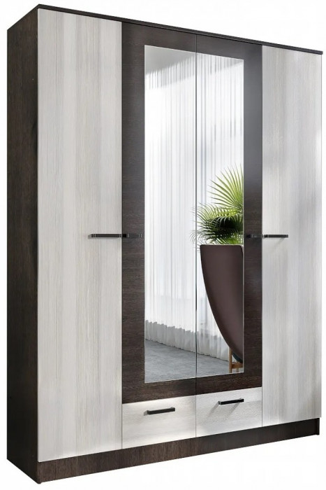 Адель Шкаф 1,6 + полки, Венге/лоредо