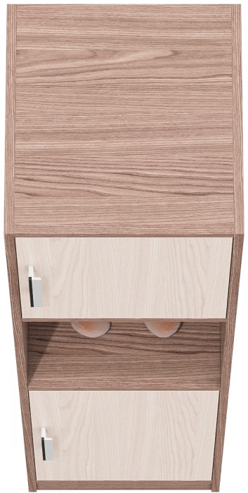 Пенал С-МД-СК9П к компьютерному столу С-МД-СК9, ясень шимо светлый/ясень шимо тёмный