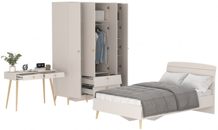 Афина Спальня 14-1200, кашемир серый