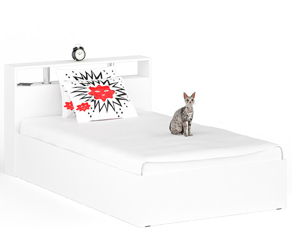 Камелия Кровать 1200, белый