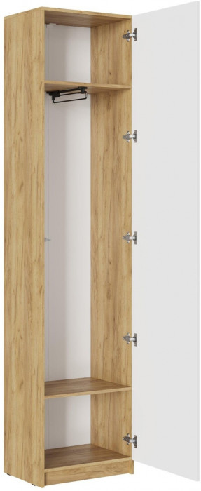 Модульная прихожая Роджинамиф, композиция 1 (Крафт белый, Графит)