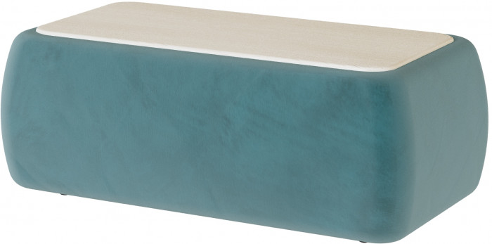 Стол журнальный Дизи бирюза/мдф клен кремовый