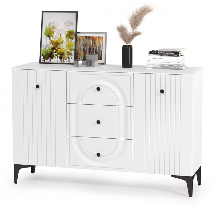 Валенсия Спальня № 31, ЛДСП белый шагрень/МДФ белый шагрень