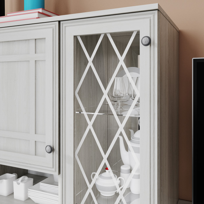 Модульная гостиная Ричард, набор 2, Ясень анкор светлый