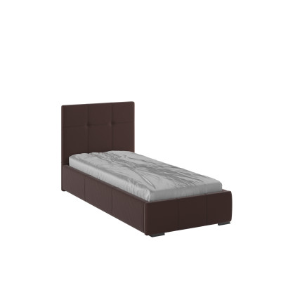 Рио Кровать интерьерная 900 коричневый квадрат, ортопед