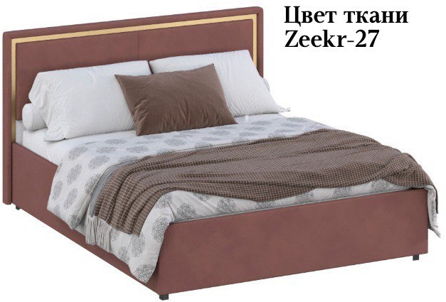 Кровать 140 с подъемным механизмом КРП-431-М-14, Микровелюр Zeekr-27