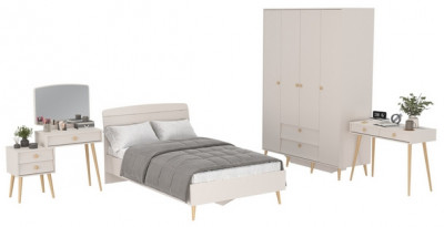 Афина Спальня 15-1200, кашемир серый