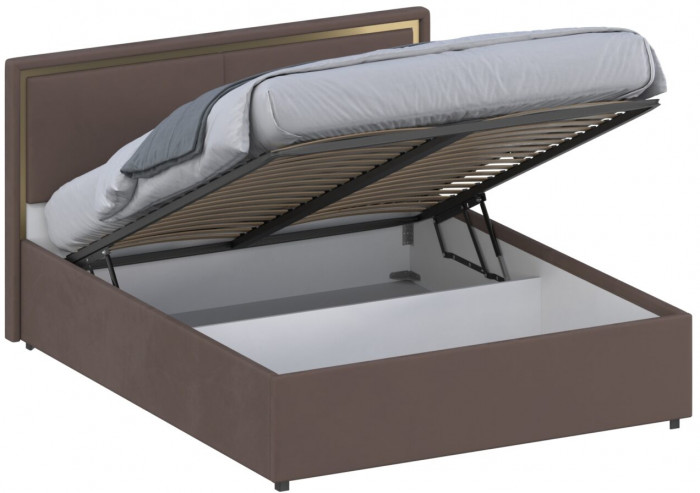 Кровать 140 с подъемным механизмом КРП-431-М-14, Микровелюр Zeekr-11