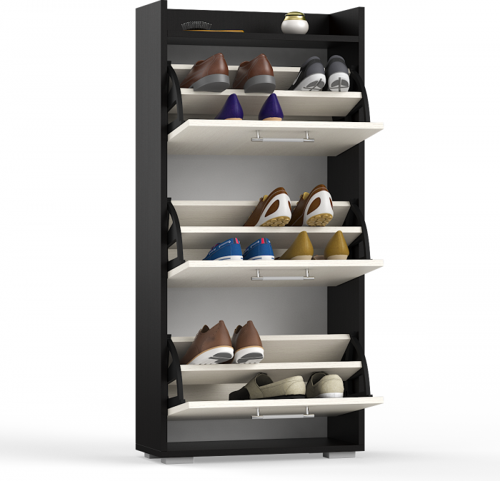 Обувница СВК ХЛ, венге/дуб лоредо