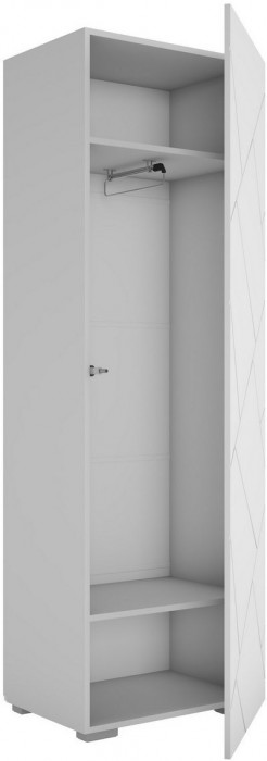 ГРАНЖ Шкаф ШК-001 (Серый шифер / Графит софт)