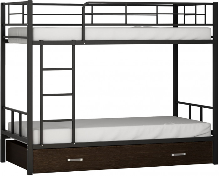 Двухъярусная кровать Севилья 2Я (Слоновая кость, Венге)