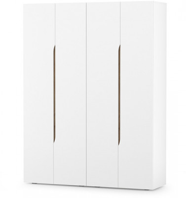 Муссон 13.198 Шкаф двухстворчатый + 13.198 Шкаф двухстворчатый, цвет белый/дуб эндгрейн элегантный, ШхГхВ 174,8х52,2х229,8 см., НЕ универс. сборка