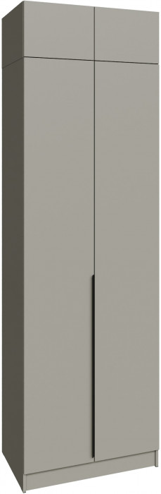 Шкаф 0,8 с антресолью Мадрид, Мокко