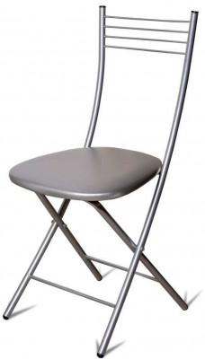 Стул Хлоя Складной Серебро/ С-116