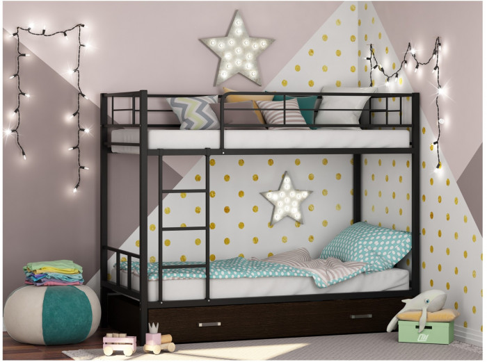 Двухъярусная кровать Севилья 2Я (Слоновая кость, Крем)