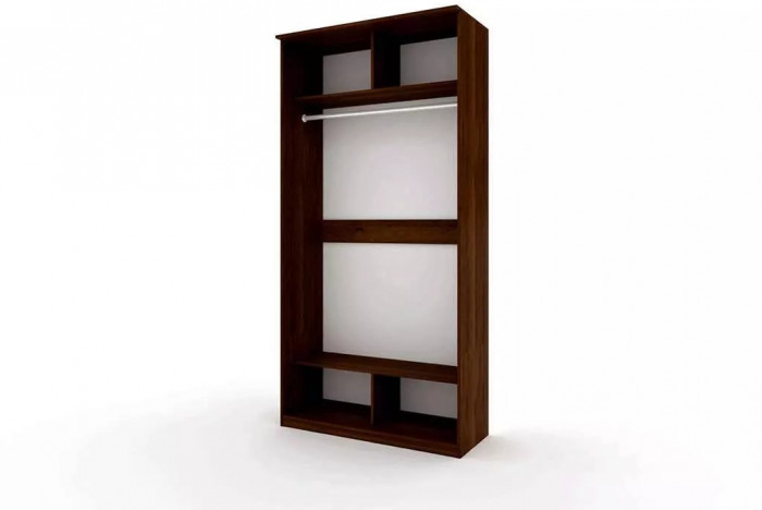 Шкаф купе Модерн 1190х600 2-х дверный зеркало венге