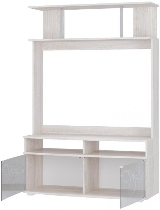 Гостиная модульная Флоренция, Ясень белый. Комплект 3