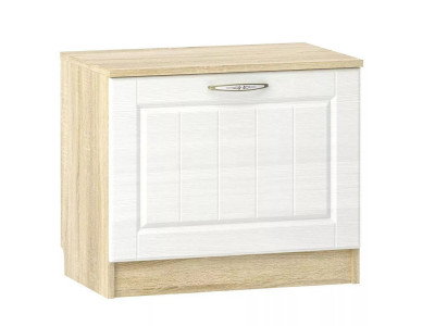 НМ 040.47 Тумба для обуви Оливия Дуб Сонома/белое дерево