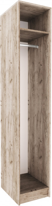 Шкаф-пенал ЯПП-1 Ямайка, Крафт серый/Кашемир