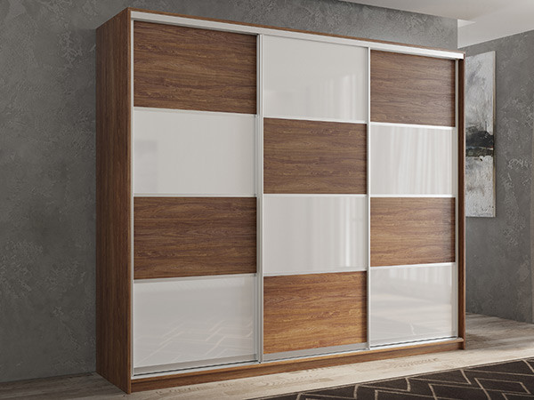 Шкаф-купе Кааппи 14 Морское Дерево Винтаж 180х45х230 см