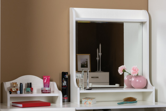 Ливерпуль Полка 10.118 с зеркалом, белый