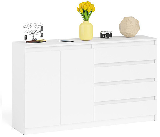 Мори Комод МК1600.1, цвет белый, ШхГхВ 160,4х41х94 см., НЕ универсальная сборка