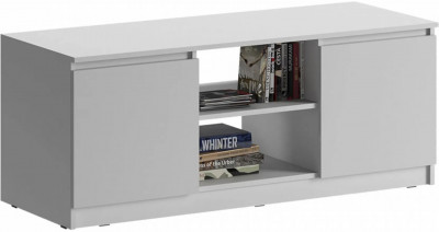 Челси Тумба ТВ (Белый глянец, Белый)