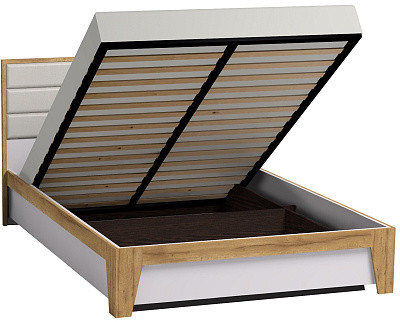 Кровать с подъемным механизмом Айрис 307 Люкс 160х200, дуб