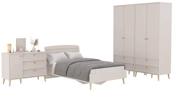 Афина Спальня 18-1200, кашемир серый