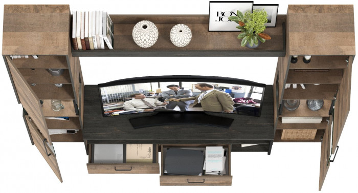 Трувор Гостиная 017, дуб гранж песочный/интра