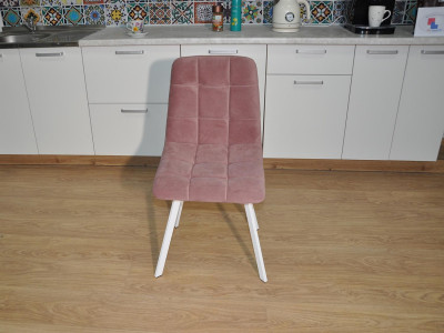 Стул ХИТ-2 / белый / розовый